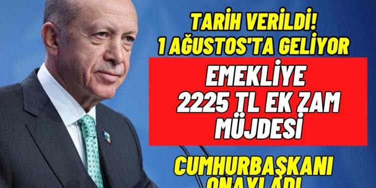 Emekli maaşlarına 2225 TL ek zam geliyor! Akşam müjdesi patladı