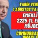 Emekli maaşlarına 2225 TL ek zam geliyor! Akşam müjdesi patladı