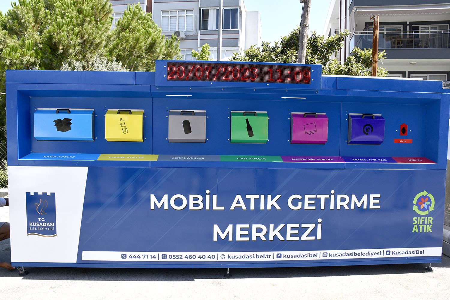 KUŞADASI BELEDİYESİ’NDEN YEŞİL BİR ADIM DAHA: MOBİL ATIK GETİRME MERKEZLERİ