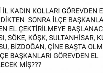 AK PARTİ İLÇE BAŞKANI GÖKÇE GÖREVDEN Mİ  ALINIYOR