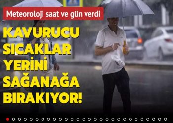 Meteoroloji’den son dakika uyarısı: Kavurucu sıcaklar yerini sağanağa bırakıyor!