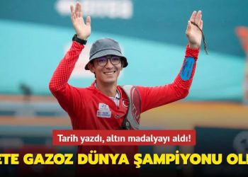 Tarih yazdı, altın madalyayı aldı! Mete Gazoz dünya şampiyonu oldu