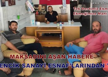 MAKSADINI AŞAN HABERE GERMENCİK SANAYİ ESNAF’LARINDAN TEPKİ