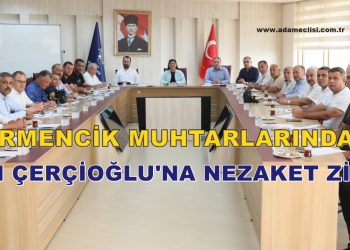 GERMENCİK MUHTARLARINDAN BAŞKAN ÇERÇİOĞLU’NA NEZAKET ZİYARETİ