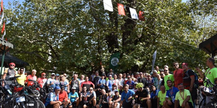 Egeli bisikletçiler Germencik’te buluştu