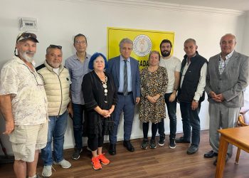 KAYMAKAM İBRAHİM KEKLİK KUŞADASI GAZETECİLER DERNEĞİNİ ZİYARET ETTİ