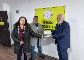 ALİ GENÇLİ KUŞADASI GAZETECİLER DERNEĞI’NDE SÖÝLEŞİ GERÇEKLEŞTİRDİ