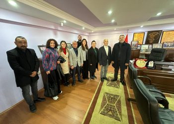 OSMAN GÖKMEN İNCİRLİOVA ŞOFÖRLER ODASI’NI ZİYARET ETTİ