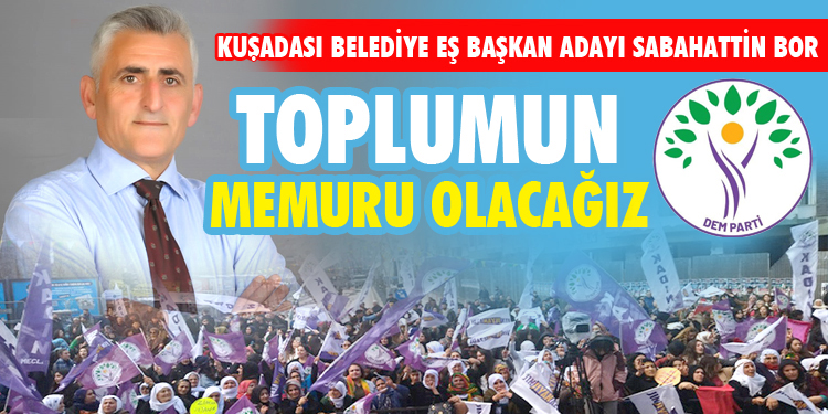 ‘Toplumun memuru olacağız’