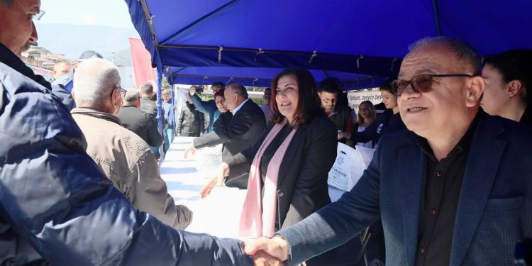 BAŞKAN ÇERÇİOĞLU’NA BOZDOĞAN’DA SEVGİ SELİ