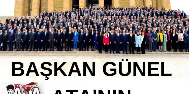 BAŞKAN ÖMER GÜNEL ATA’NIN HUZURUNDA