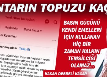 KANTARIN TOPUZU KAÇTI