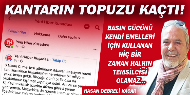 KANTARIN TOPUZU KAÇTI