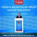 Başkan Ömer Günel” TBB yeni Başkanı Ekrem İmamoğlu’nu tebrik ederek yeni görevinde başarılar diledi”