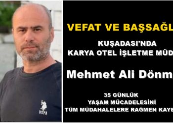 Mehmet Ali DÖNMEZ YAPILAN TÜM MÜDAHALELERE RAĞMEN YAŞAM MÜCADELESİNİ KAYBETTİ.