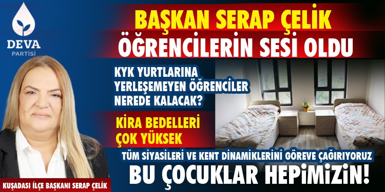 Başkan ÇELİK” Öğrencilerin Sesi Oldu