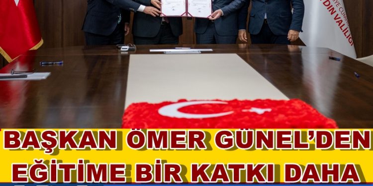 BAŞKAN ÖMER GÜNEL’DEN EĞİTİME BİR KATKI DAHA