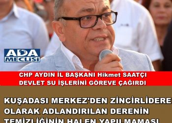 Kuşadası’ndaki Dereyi Temizleyemeyen Devlet su İçlerini Göreve Çağırdı