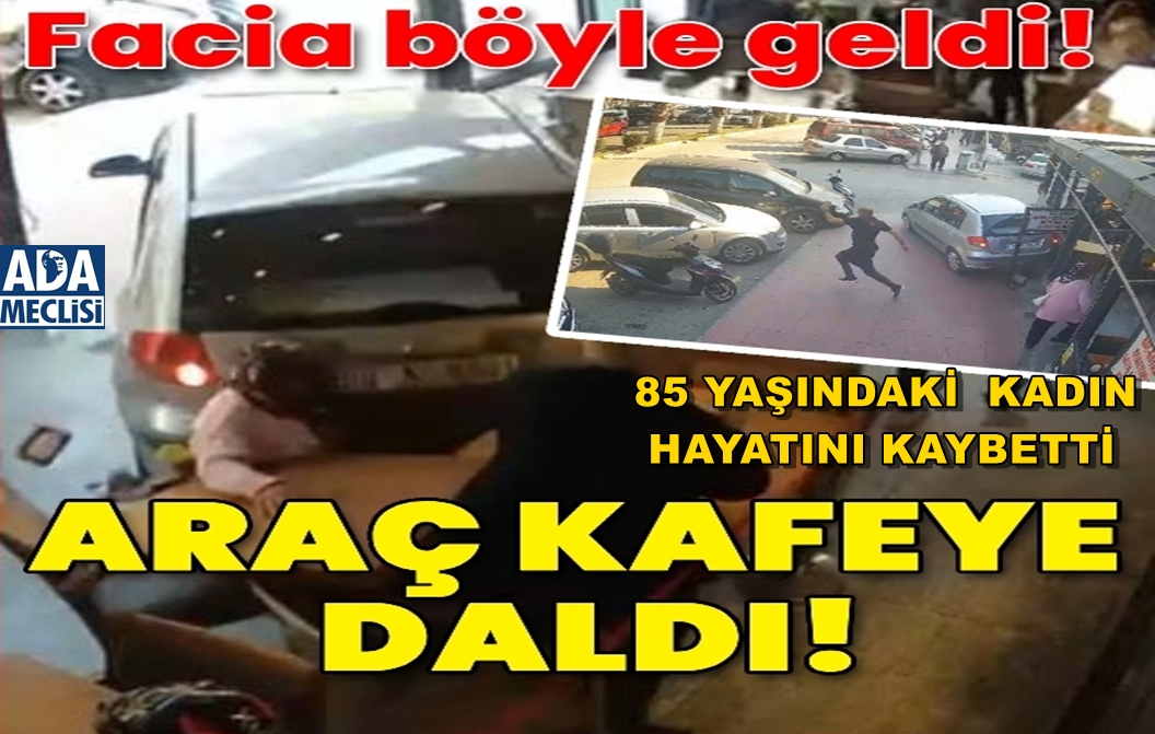 ARAÇ KAFEYE DALDI….