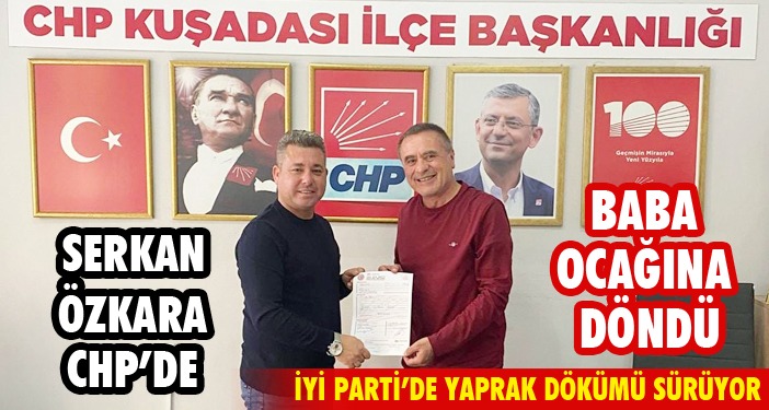 KUŞADASI İYİ PARTİ’DE YAPRAK DÖKÜMÜ DEVAM EDİYOR