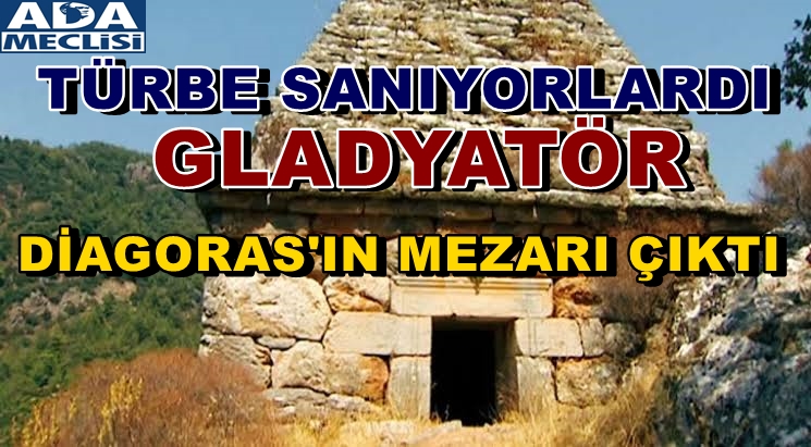 40 Yıl Türbe Sanılan Yer Dövüşçü Diagoras’a Ait Çıktı