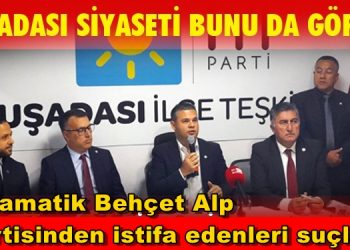 İstifamatik Behçet Alp “partisinden istifa edenleri suçladı”