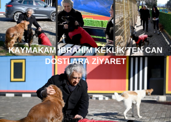KAYMAKAM İBRAHİM KEKLİK’TEN CAN DOSTLARA ZİYARET