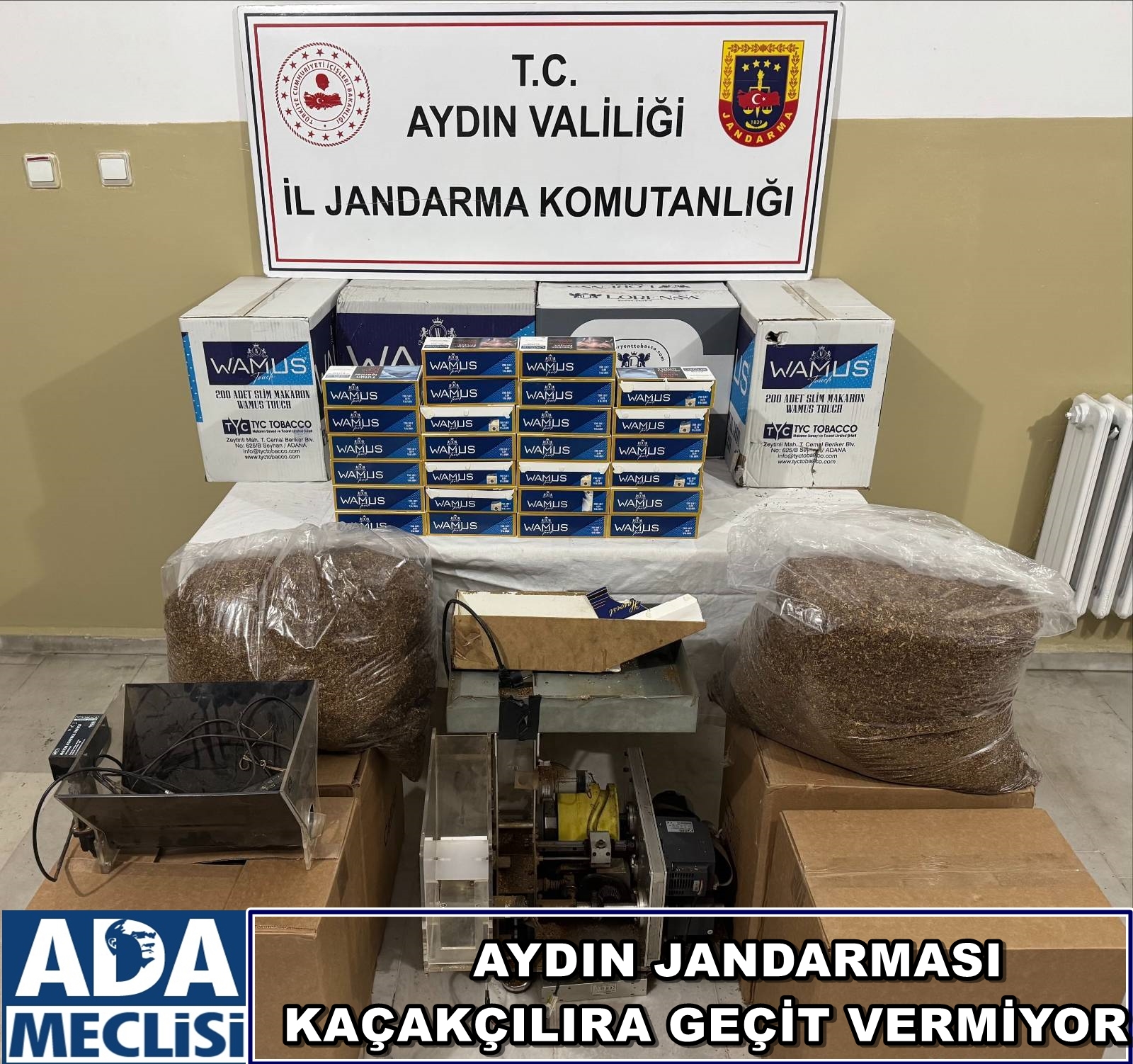 AYDIN JANDARMASI KAÇAKÇILARA GEÇİT VERMİYOR