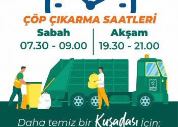 KUŞADASI KENT TEMİZLİĞİNDE YENİ DÖNEM: “ÇÖP SAATİ” UYGULAMASI