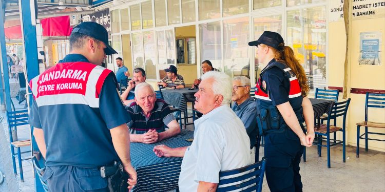 Jandarmadan Söke’de Çevre Bilinci ve Orman Yangınları Eğitimi