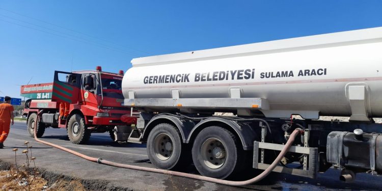 GERMENCİK BELEDİYESİ’NDEN YANGIN ÖNLEMİ
