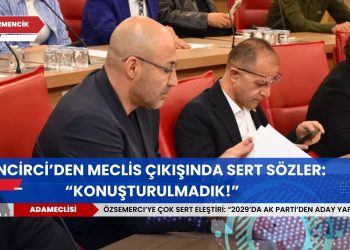 ZENCİRCİ’DEN MECLİS ÇIKIŞINDA SERT SÖZLER: “KONUŞTURULMADIK