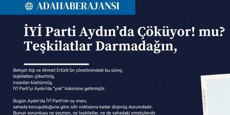 İYİ Parti Aydın’da Çöküyor!mu?