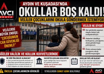 AYDIN VE KUŞADASI’NDA OKULLARDA DİKKAT ÇEKEN BOŞLUK