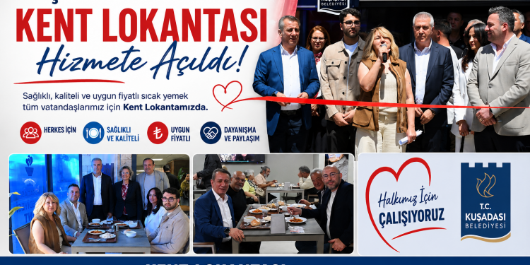 KUŞADASI BELEDİYESİ KENT LOKANTASI KAPILARINI TÜM VATANDAŞLARA AÇTI
