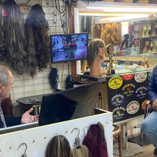 BAŞKAN ADAYI GÖKHAN KARAMAN’DAN “İSTANBUL PERUK” KENAN KAYA’YA ZİYARET